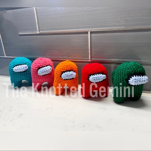 Handmade Crocheted Teal Blue Ice Cream Pint Covers - Picture 7 of 16